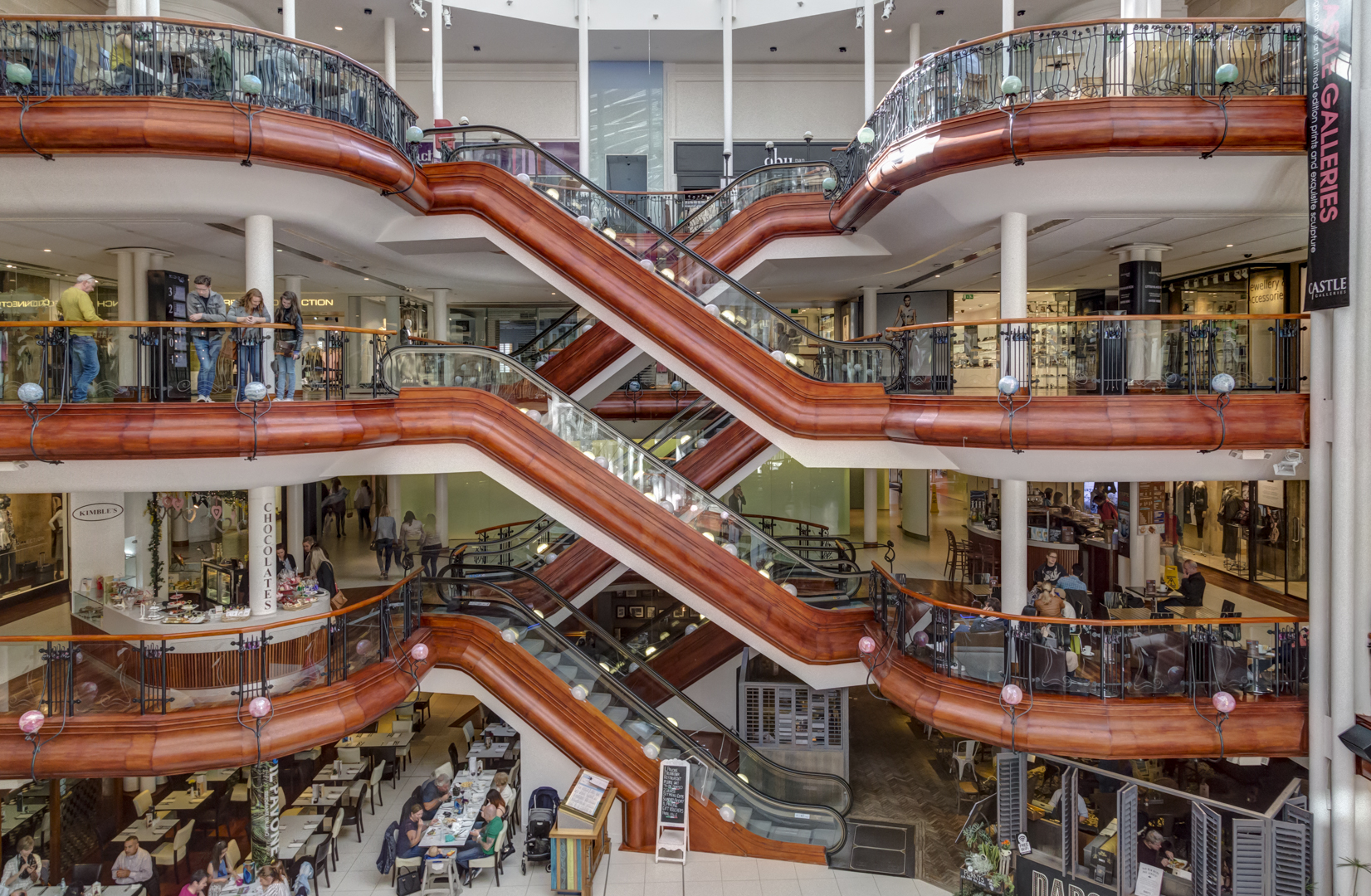 5.Escalators Galore